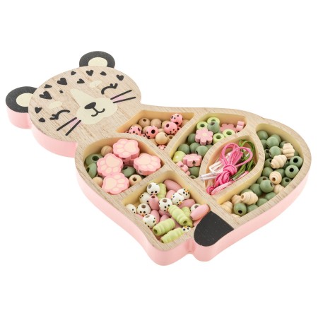 Wooden Jewelry Making Set LEOPARD