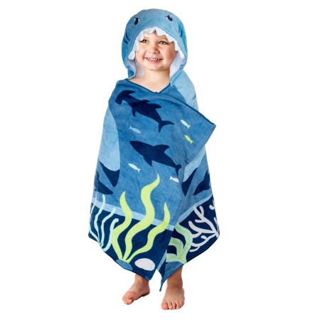 Brisača s kapuco MORSKI PES