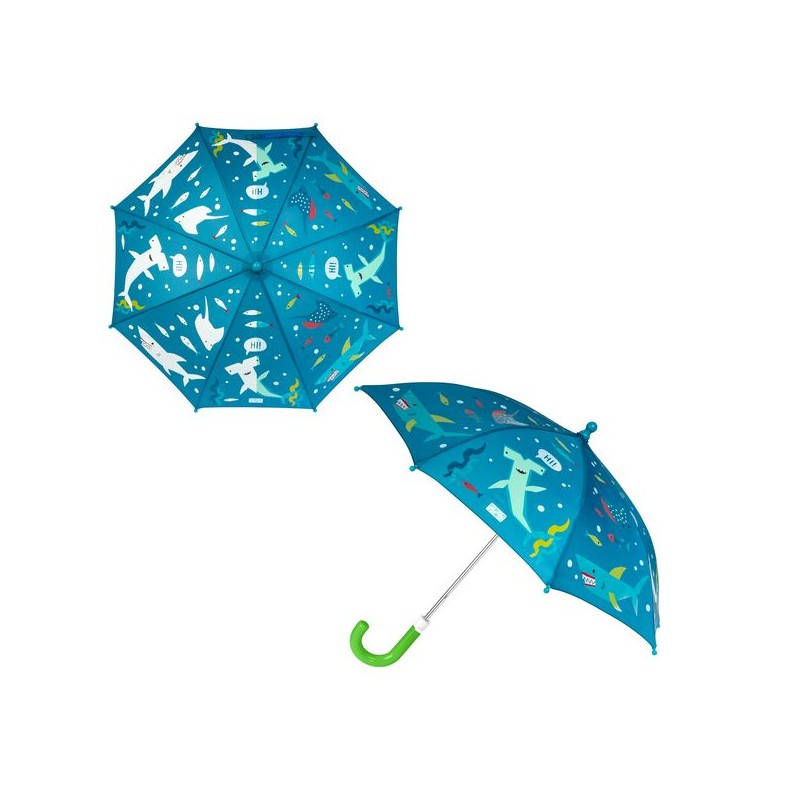 Barvno spreminjajoči dežnik MORSKI PES