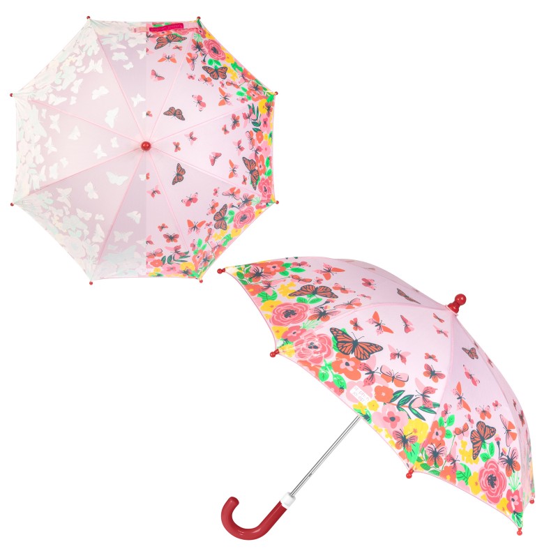 Barvno spreminjajoči dežnik METULJČEK