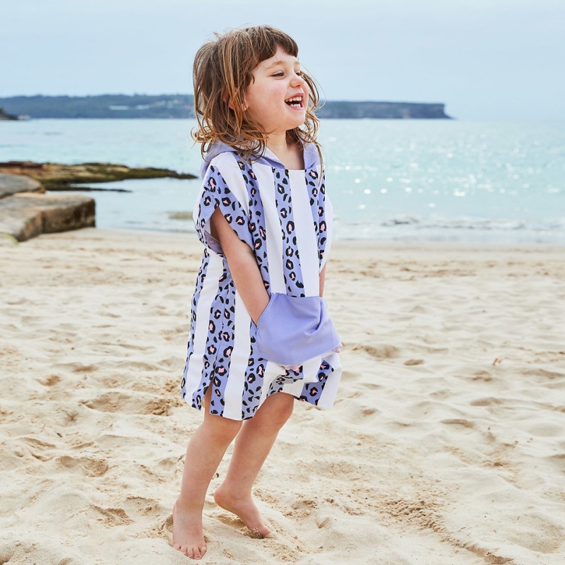 Otroški poncho LIVELY LEOPARD