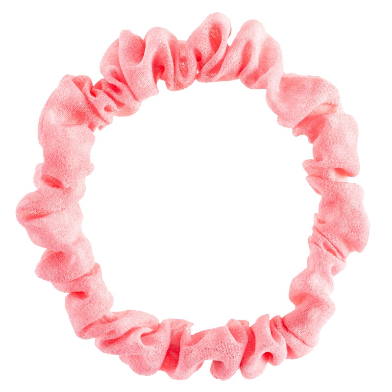 Scrunchies PINK & GRAY FLORAL