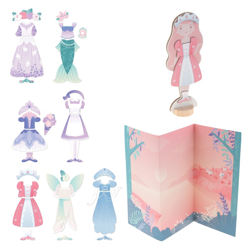 Magnetki dress up dolls MORSKA DEKLICA