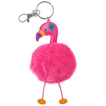 POM POM obesek FLAMINGO