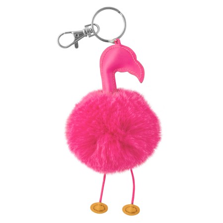 POM POM obesek FLAMINGO