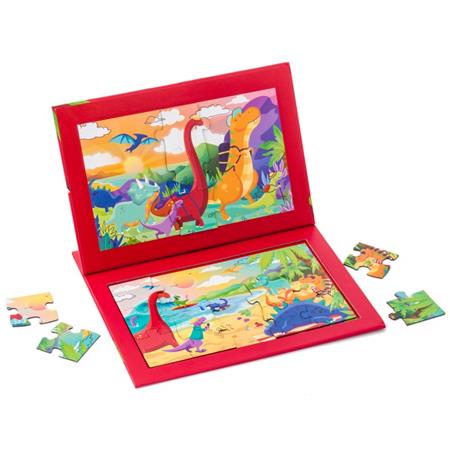 2-stranske magnetne puzzle DINO