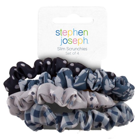 Scrunchies BLACK & GRAY FLORAL