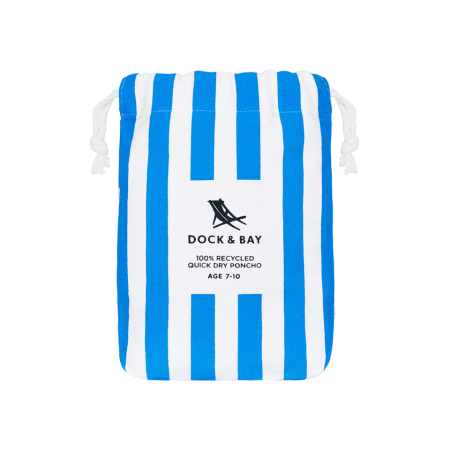 Otroški poncho BONDI BLUE