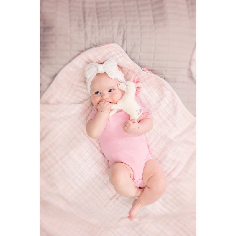 Darilni set muslin odejica & igračka SAMOROG