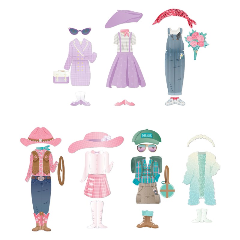 Magnetki dress up POPOTNICA